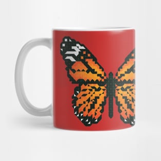 Monarch butterfly in polygon Mug